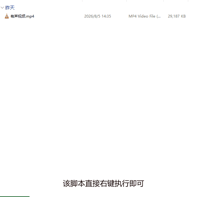 视频音轨移除脚本演示
